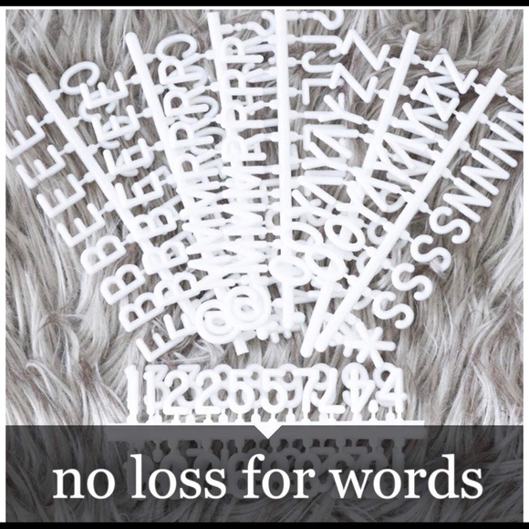 Pink Felt Wooden Letter Board - Picture 4 of 8